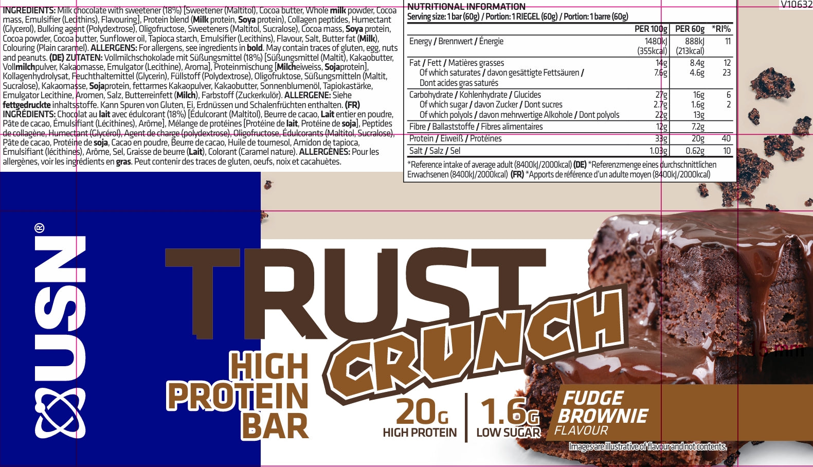 USN Trust Crunch High Protein Bar