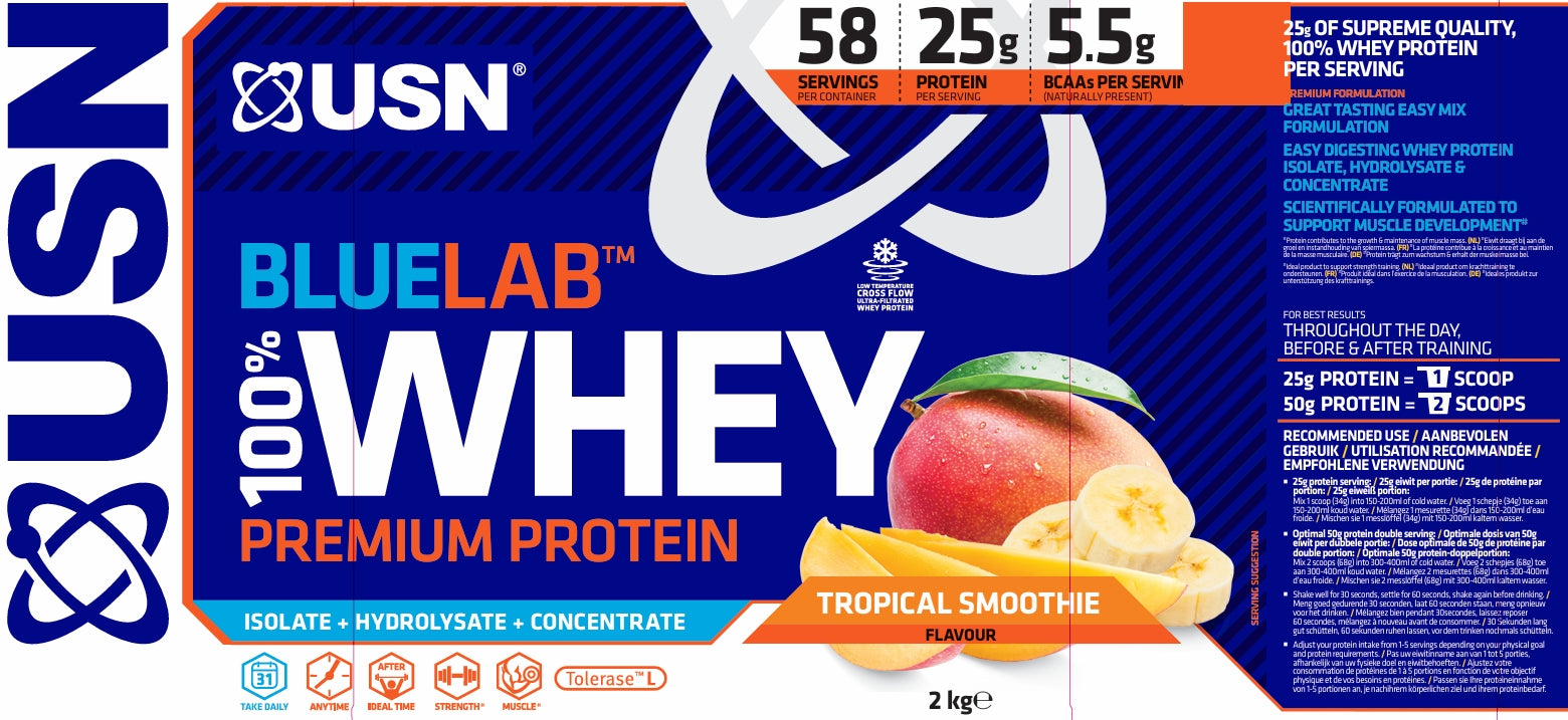 BlueLab® 100% Whey Protein 2kg