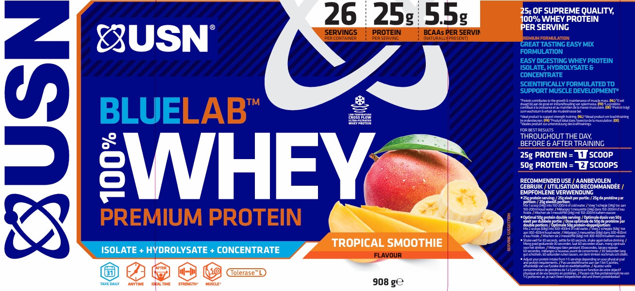 Blue Lab Whey - 908 gramm