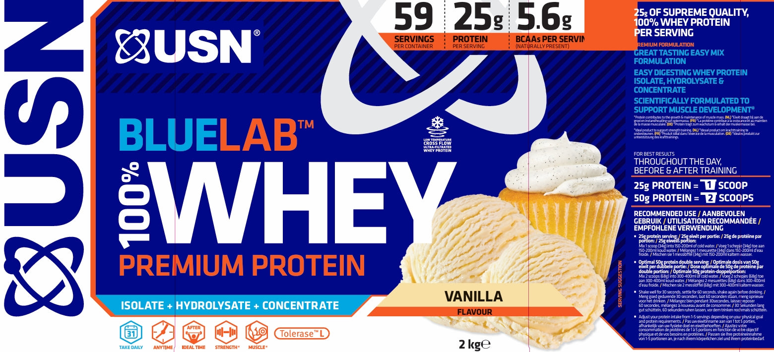 BlueLab® 100% Whey Protein 2kg