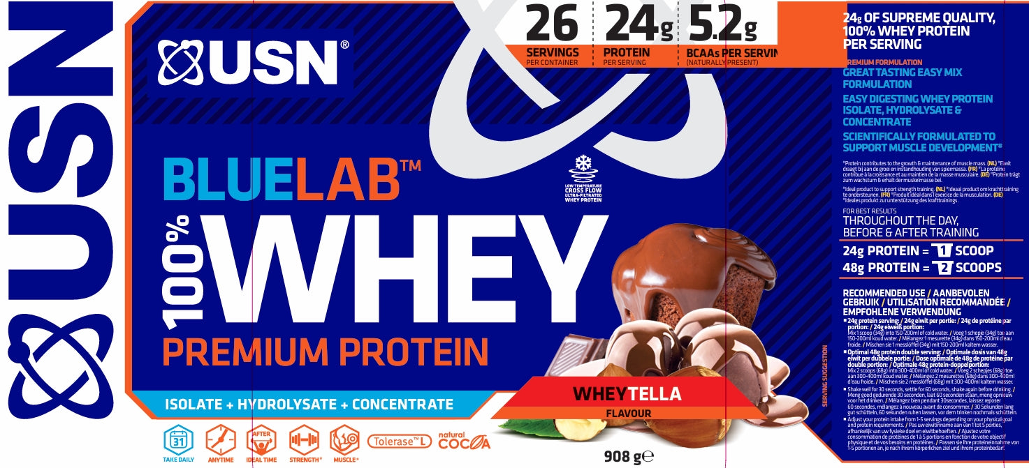 Blue Lab Whey - 908 gramm