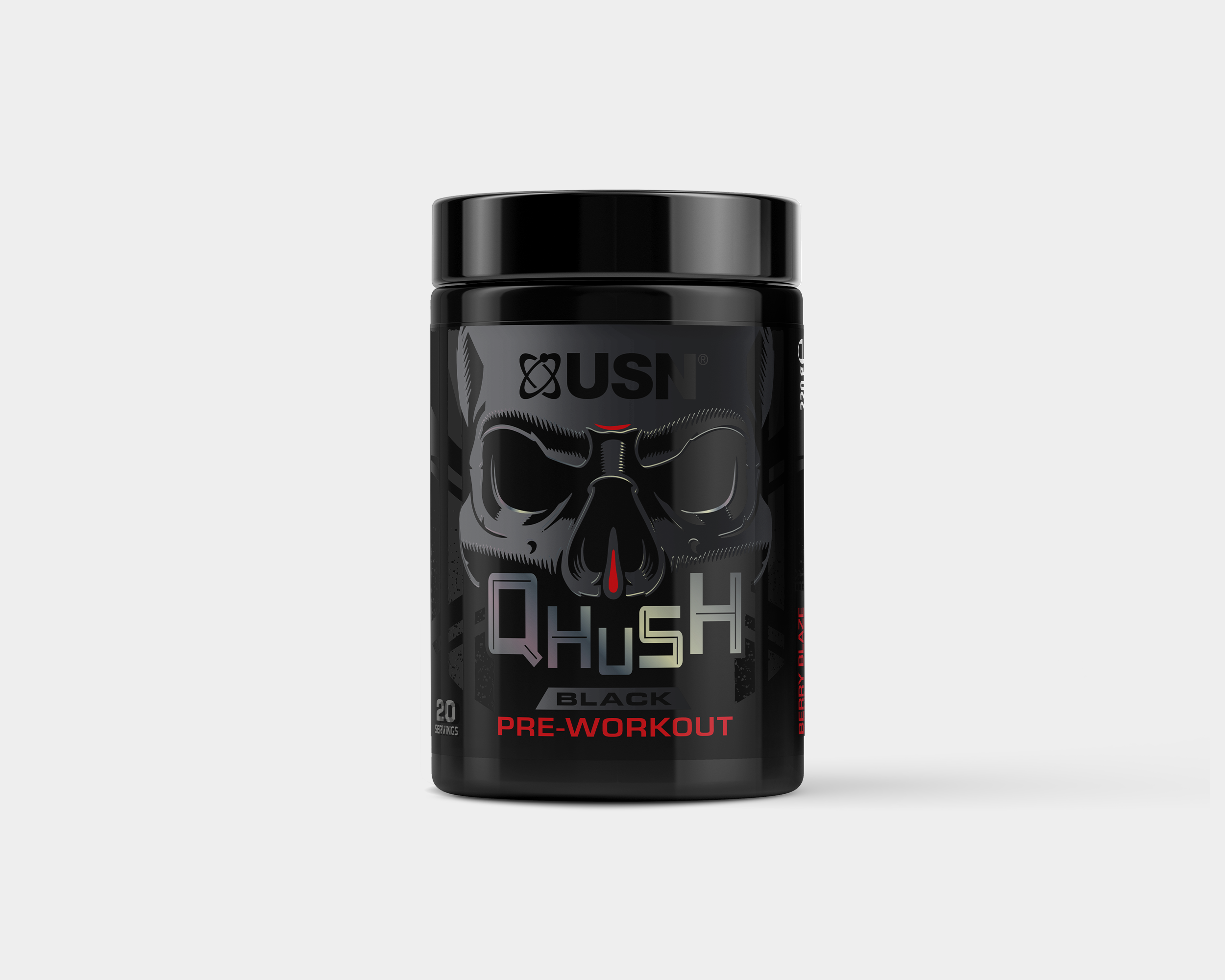 Qhush Black edzés előtti formula